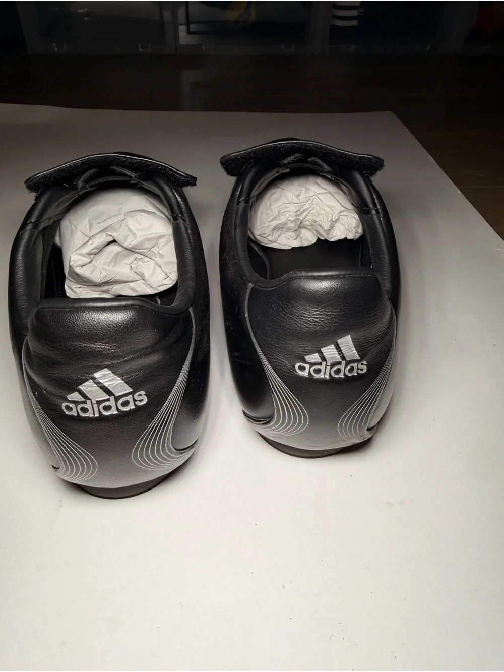 adidas Wmns 9.5 Men 8.5 Taekwondo F50 Black Silver Metallic JR6403
